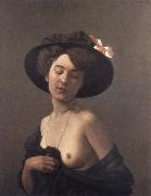 Felix  Vallotton Woman with Black Hat Spain oil painting artist